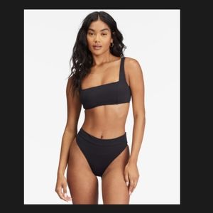 NWT Sol Searcher Seamed Tank Bralette Bikini Top + High Maui Rider Bikini Bottom
